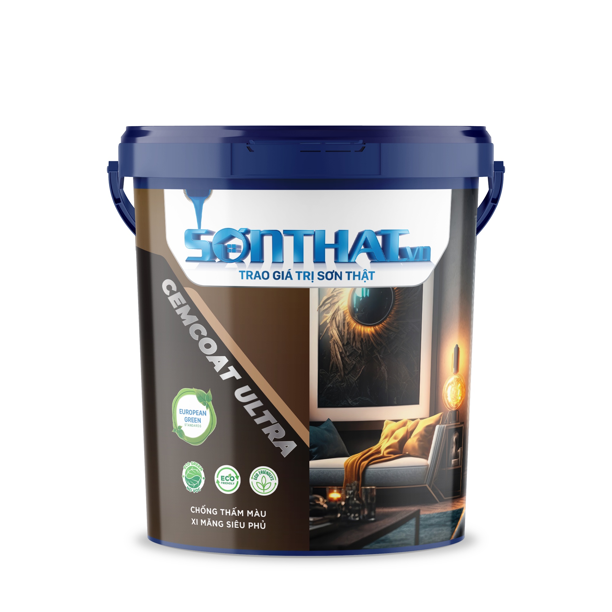 CHỐNG THẤM MÀU XI MĂNG SIÊU PHỦ