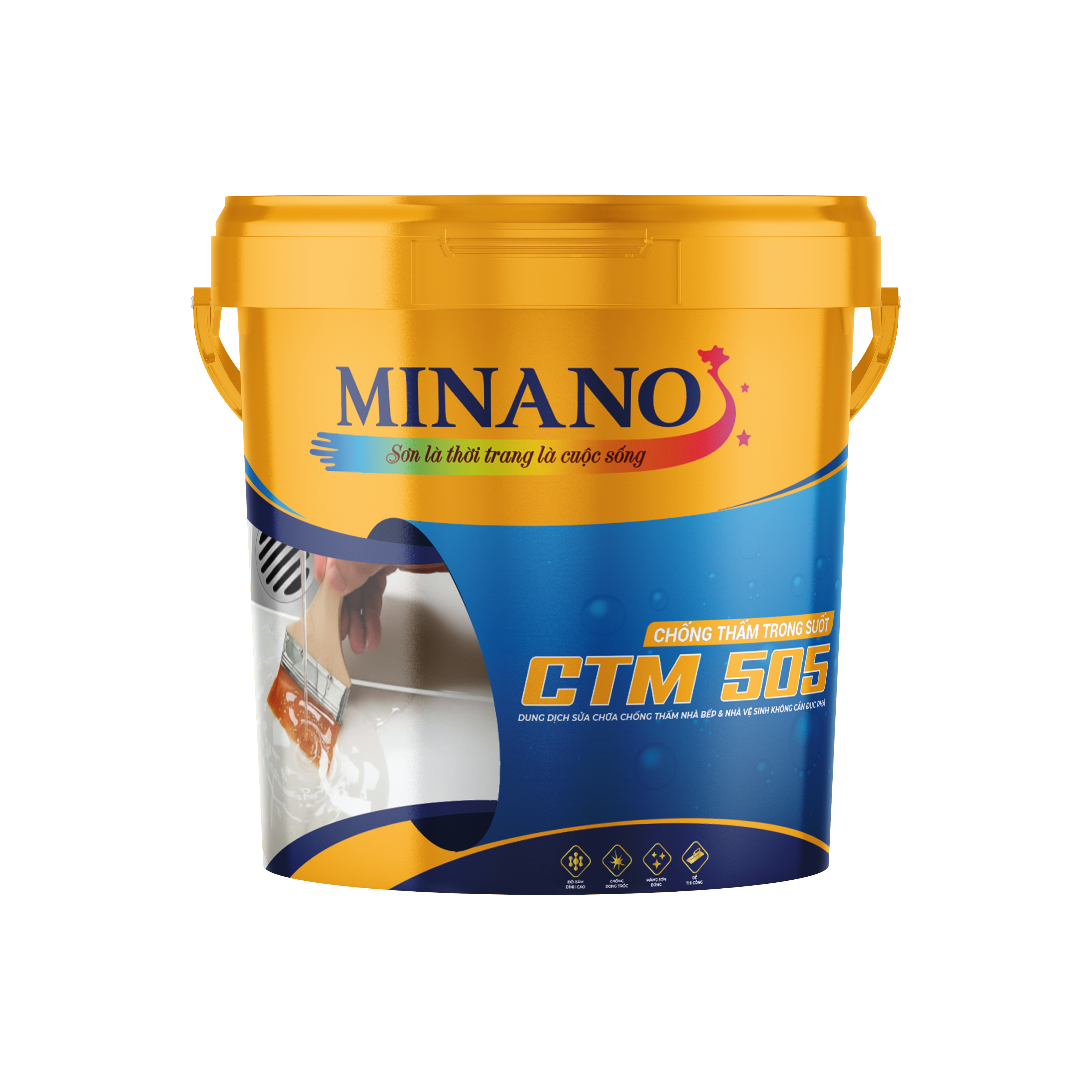 Sơn Chống Thấm Trong Suốt CTM505