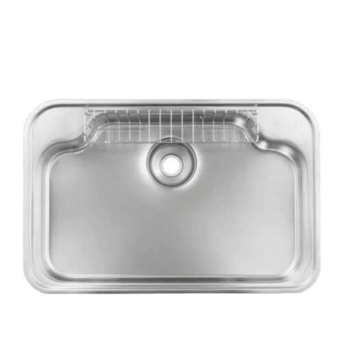 Chậu rửa bát và vòi chậu rửa bát Sz 78cm mặt hạt sần HỐ LIỀN KHỐI VỚI CHẬU FCM-DK FS NE