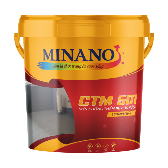 Sơn Chống Thấm PU Gốc Nước 1 TP CTM501