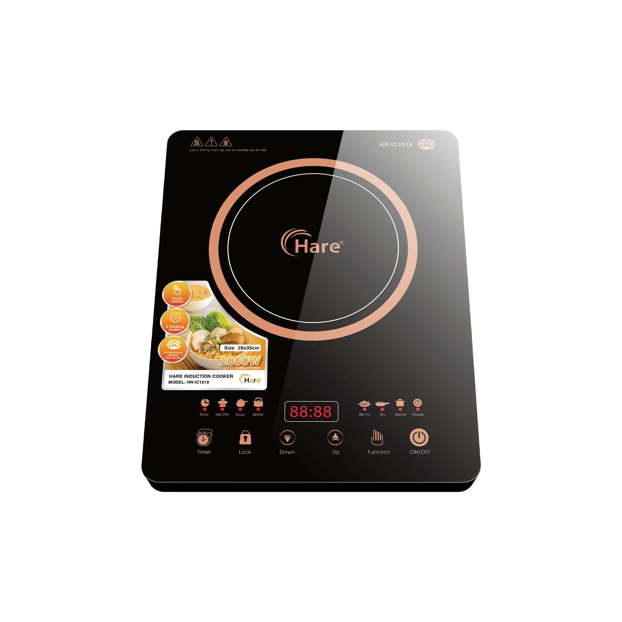 BẾP TỪ ĐƠN HARE 1518